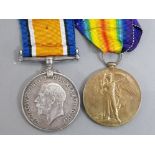Medals WWI pair silver & victory medals awarded to 3681, Pte. S.Cleveland, Suffolk R, both with