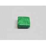 19.850ct square mix cut natural beryl stone with gemological card