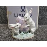 Lladro figure 5902 easter bunny, with original box