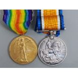 Medals WWI pair silver & victory medals awarded to 30201 Pte. J.Campbell, Worc reg, both with