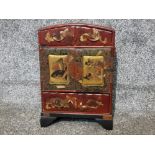 Small Oriental style jewellery chest