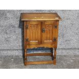 Solid oak old charm pot cupboard, 52x33cm, height 67cm