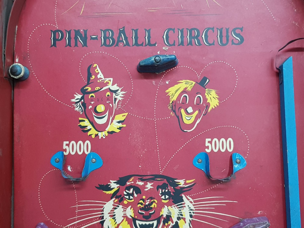 Vintage tin pin-ball circus game - Bild 2 aus 3