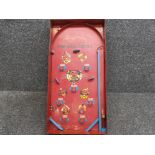 Vintage tin pin-ball circus game