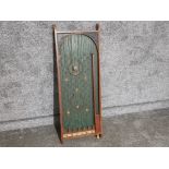 Large vintage wooden bagatelle game, 36.5x101cm