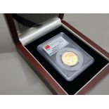 ½ OZ pure gold coin slabbed with original case