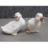 2 Nao by Lladro duck figurines