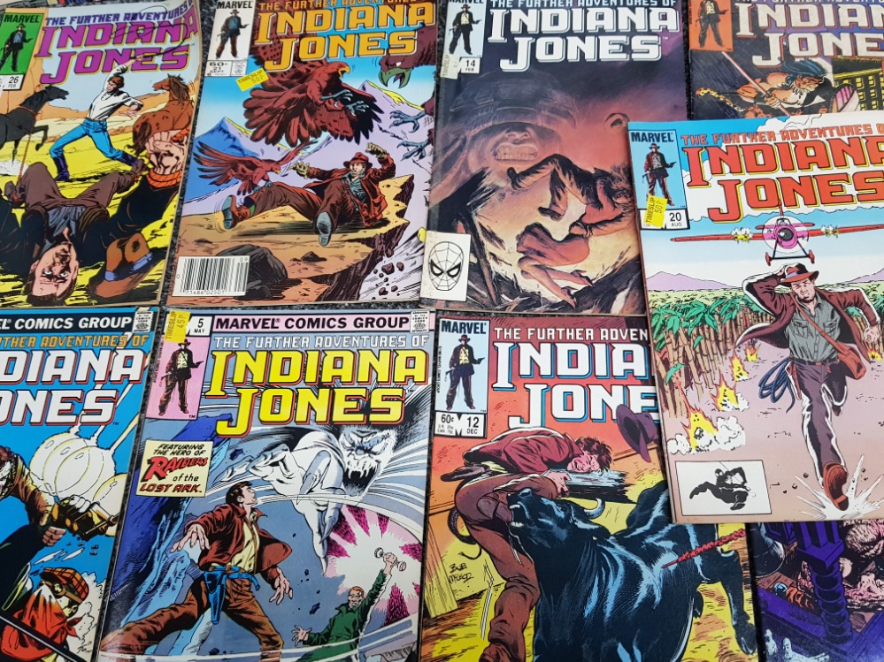 A total of 23 vintage Marvel the further adventures of Indiana Jones comics - Image 3 of 3