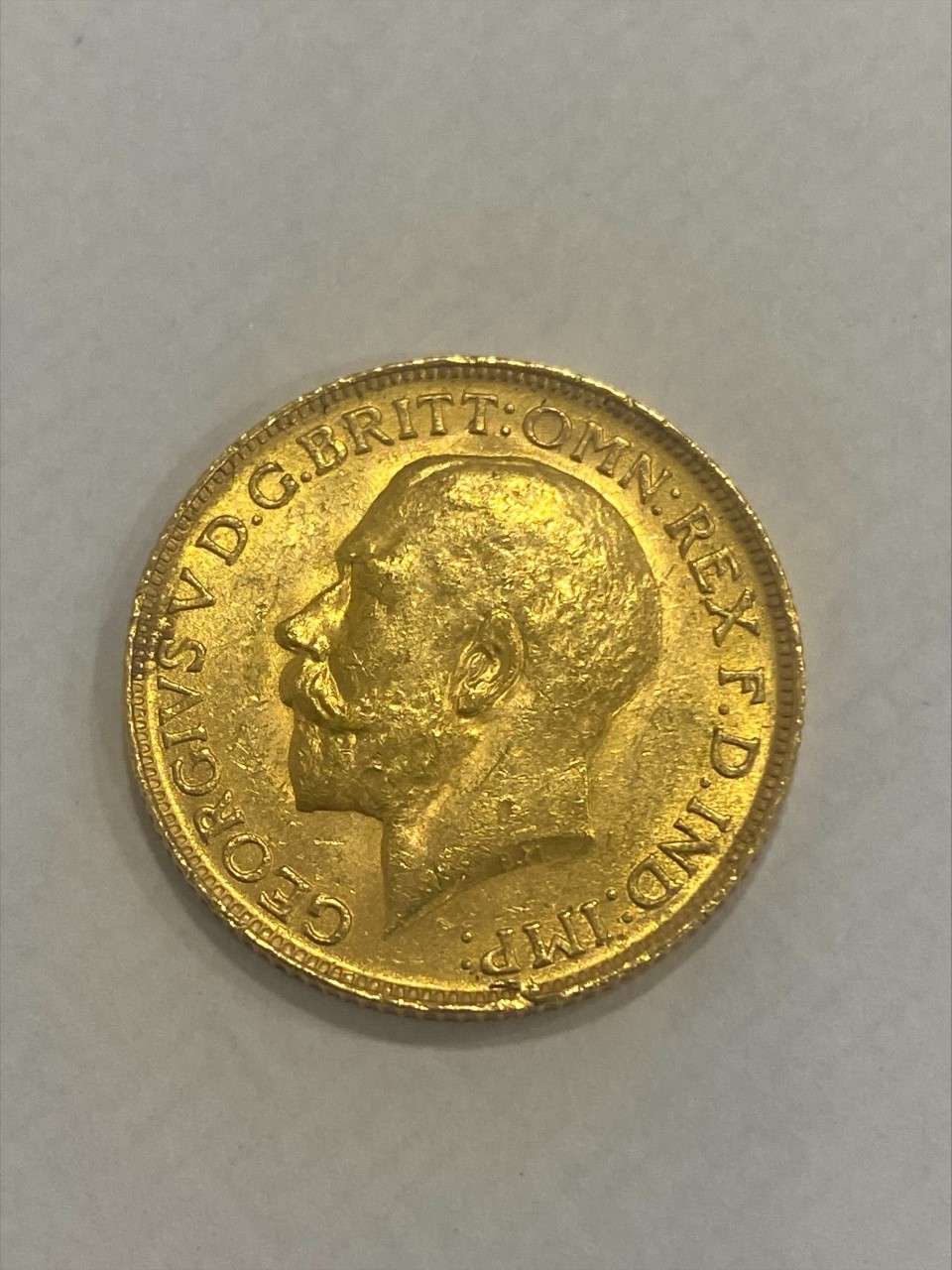 22ct gold 1911 full sovereign Coin