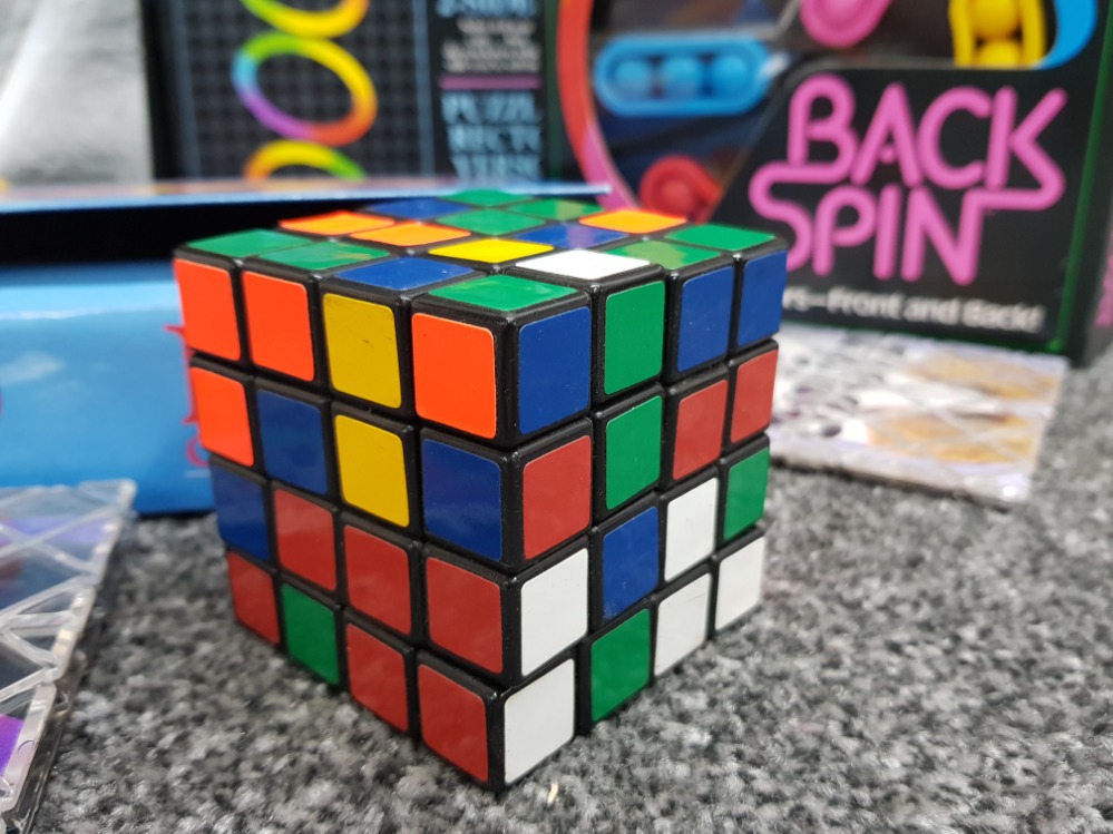 Box of Rubiks puzzles including M.a.g.i.c, Dice, clock puzzle etc most boxed - Image 3 of 3