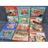 12 good companion jigsaws dated 1950-1960, all in original boxes