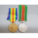 2 medals includes the WWI the great war for civilisation medal 1914-1919 & the defence medal 1939-