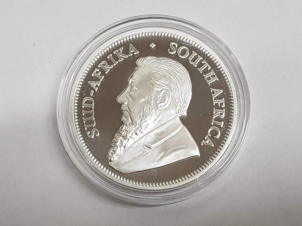 2019 silver proof South Africa Krugerrand coin, with original case and certificate of authenticity - Image 3 of 3