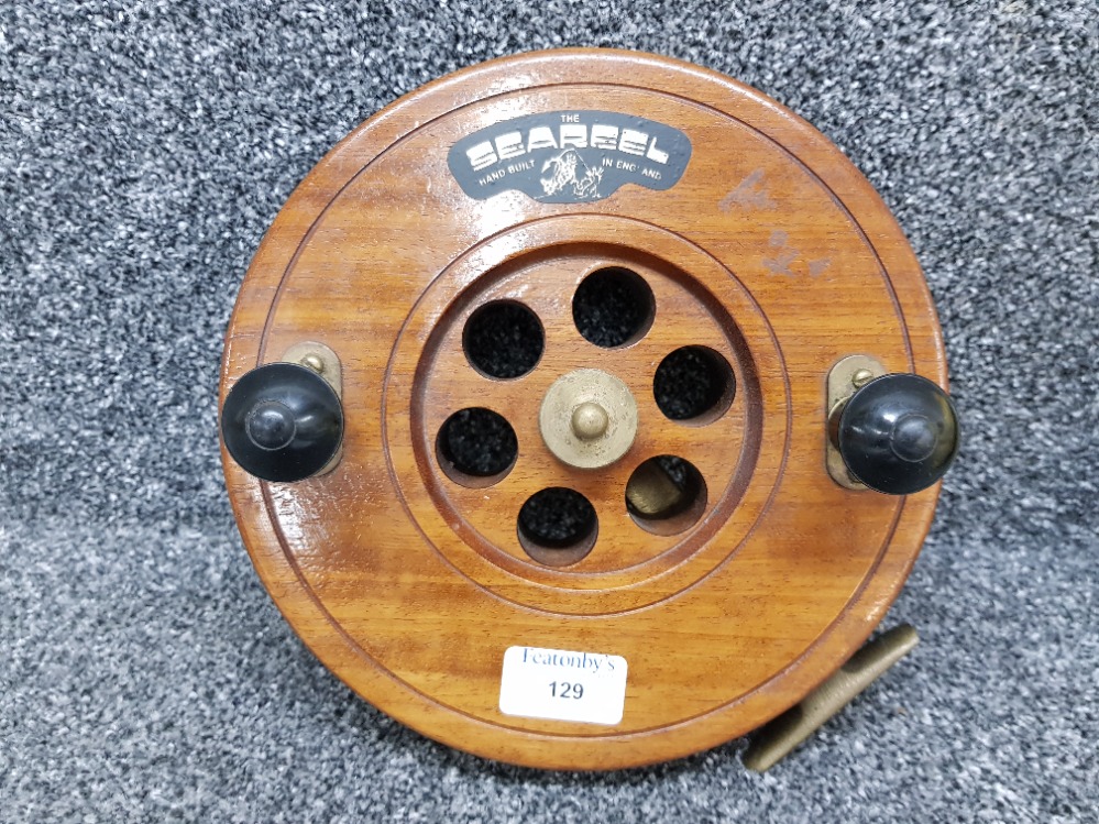 A large sea fishing reel by The Seareel 22cm diameter.