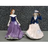 Two Royal Worcester figures "Amelia" and "Isla".