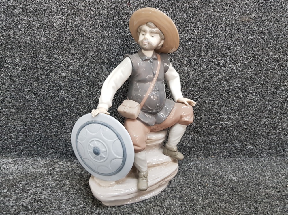 Rare Nao by lladro figure 1256 sancho panza, height 29cm