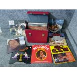 A quantity of LP records to include Andy William's, Neil Sedka etc in one box.