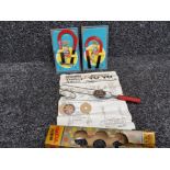 1960s Louis Marx toys mysterious magnetic Yo-Yo, plus 2 vintage magnets with original packs