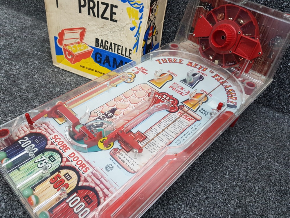 A vintage Magic Marxie toy bagatelle game, win a prize, complete with prizes & game balls, with - Image 2 of 3