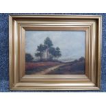 A 19th Century oil painting by Stanley Harrison, rural scene with pheasant, signed 29 x 39cm.