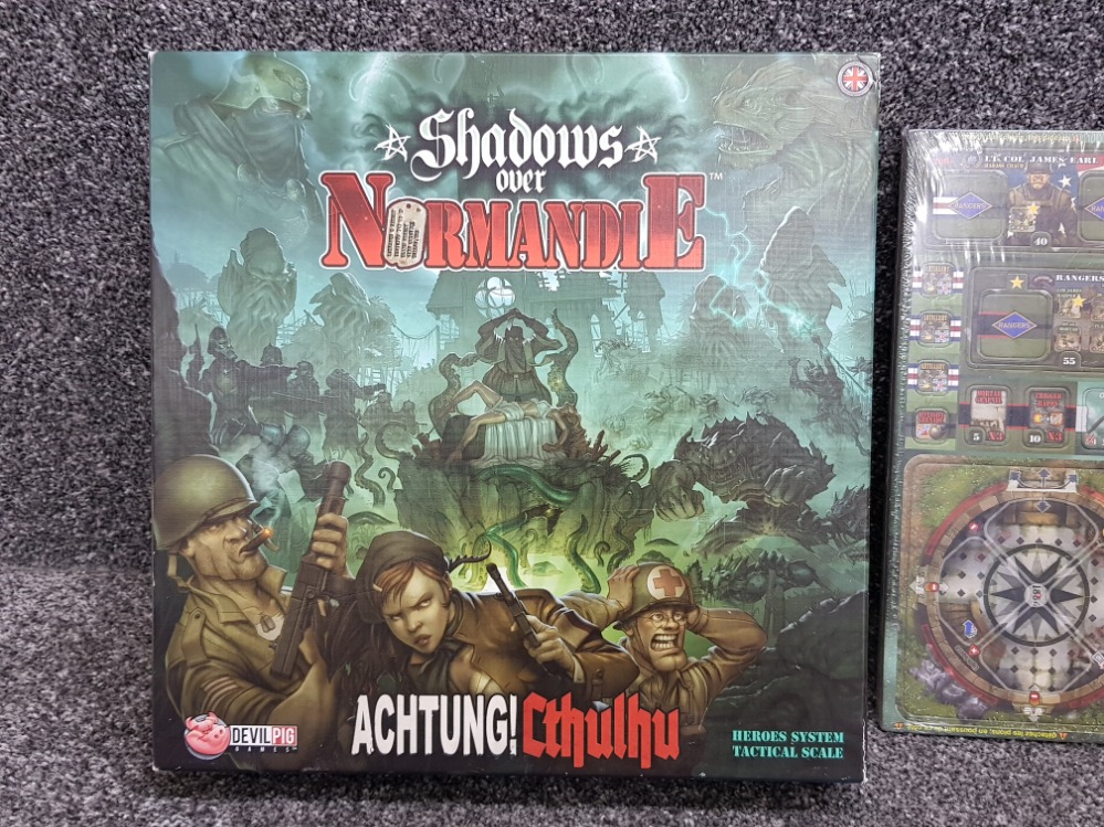 Devil Pig Games Shadows over Normandie, Achtung! Cthulhu, complete game with sectional mapboard, - Image 2 of 2