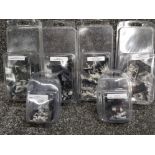 6 packs of metal wargame Samurai minatures by Westwind productions, Samurai Command, cavalry etc