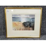 Clifford John Bayly R.W.S 1927 "the sea loch" watercolour 22cm x 31cm, provenance Royal society of