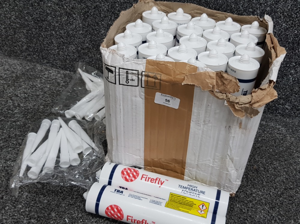 25 bottles of Firefly high temperature adhesive