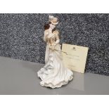 Limited edition Coalport figure Helena riding in Hyde park, La Belle Epoque collection with