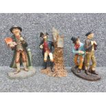 Royal Doulton x3 figures including Oliver twist