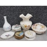 Miscellaneous pottery includes Wedgwood