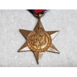 1939-1945 star WW2 British military medal with original ribbon