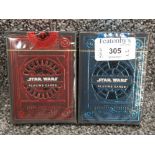 Theory II issued USA brand new and unopened Star Wars playing cards.