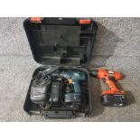 Two Black & Decker power drills, 18V and 14.4V.