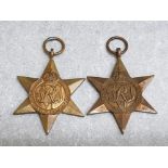 Pair of WW2 medals 1939-45, the Africa & Italy star