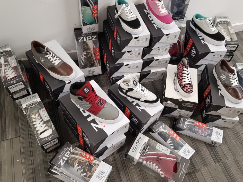 Zipz brand new trainers x20 different designs all in original boxes, sizes range from Uk 3-11