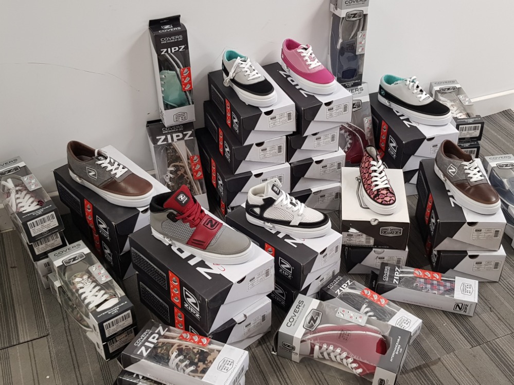 Zipz brand new trainers x20 different designs all in original boxes, sizes range from Uk 3-11