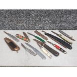 Various Pocket knives (10+)