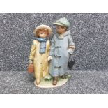 Lladro gres 2242 "away to school" in good condition
