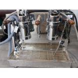 A commercial coffee machine by Fracino, made in England.
