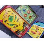 3 1930s-50s novelty bagatelle games