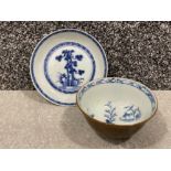 Nanking cargo small bowl and saucer.