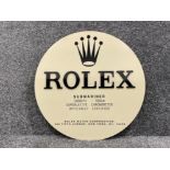 Rolex Original vintage large metal & enamel Advertising Rolex submariner sign (61cms)