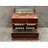 Vintage Gledhill cash register made in Halifax UK. In good working order