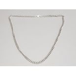 Silver neck chain, 37.6g