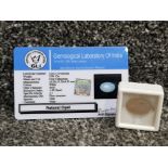 Oval Cabachone 5ct Natural Opal, with certificate of authenticity