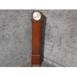 An oak cased grandmother clock by Tyme.