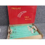 Vintage football game, Tru-life table soccer with original box