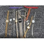 A total of 10 ladies wristwatches including playboy, Citron, Sekonda etc also includes 3 extra