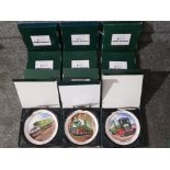 Twelve Atlas Editions Eddie Stobart collector's plates to include Rosemary Florence and Gemma